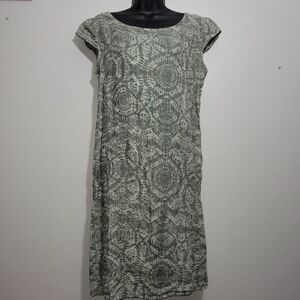 NEW Lina Tomei Linen Shift Dress Size M